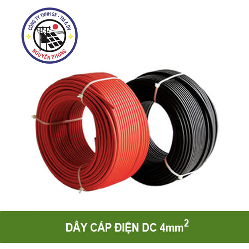 Dây cáp DC 4mm2 điện mặt trời